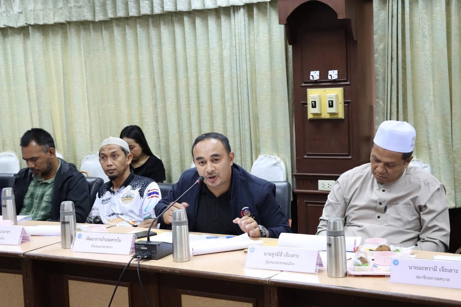 พช.​ตากใบ​ ร่วมการประชุมคณะกรรมการพัฒนาเทศบาลเมืองตากใบ เพื่อพิจารณาร่างแผนพัฒนาท้องถิ่น(พ.ศ.2566-2570) เพิ่มเติม ครั้งที่ 3/2568