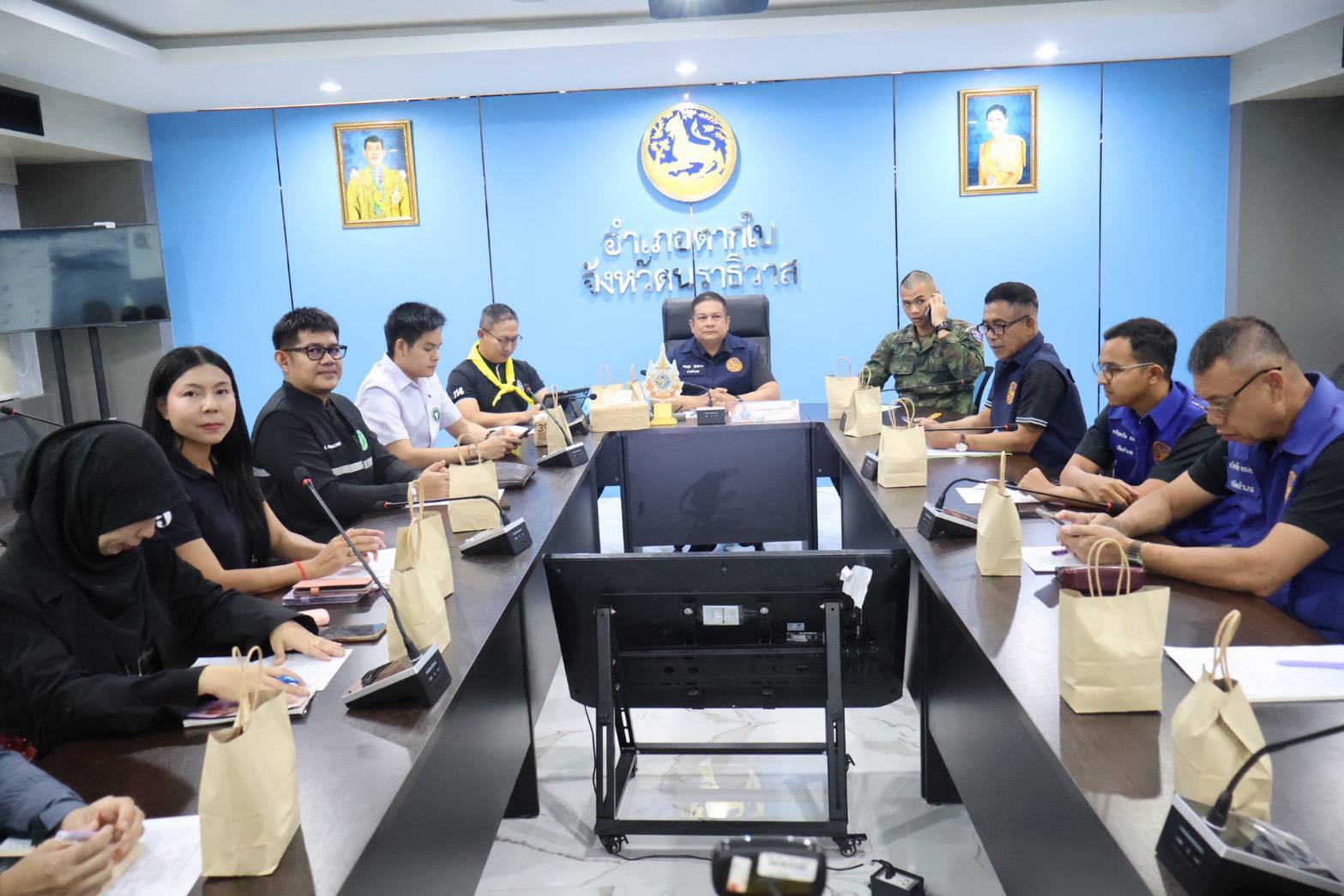 พช.ตากใบ ร่ร่วมประชุมติดตามการขับเคลื่อนการปฏิบัติการป้องกันปราบปราม บำบัดและแก้ไขปัญหายาเสพติด ประจำปีงบประมาณ พ.ศ. 2569