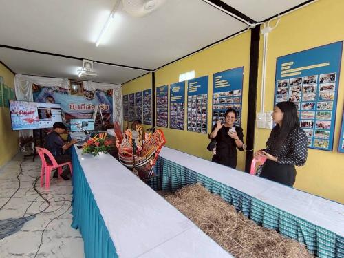 พช.ตากใบ ร่วมลงพื้นที่จัดเตรียมสถานที่ในการประกวดผู้ใหญ่บ้านดีเด่น ประจำปี 2569