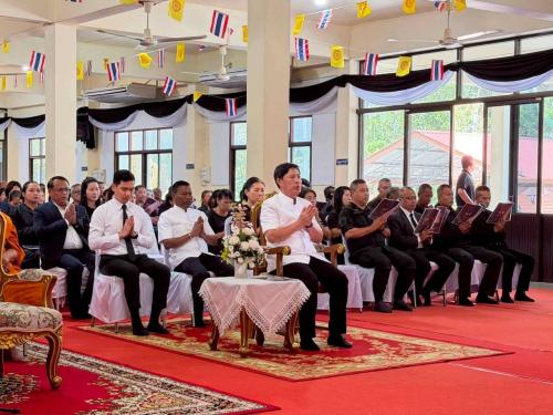พช.ตากใบ ร่วมพิธีสวดพระพุทธมนต์และเจริญจิตตภาวนาถวายเป็นพระราชกุศลแด่สมเด็จพระนางเจ้าสิริกิตต์ พระบรมราชินีนาถพระบรมราชชนนีพันปีหลวง