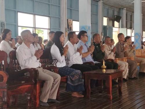 พช.ตากใบ ร่วมกิจกรรมถวายเทียนพรรรษา เนื่องในวันอาสาฬหบูชาและวันเข้าพรรษา ประจำปี 2569