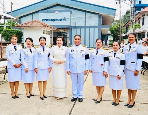 พช.ตากใบ ร่วมพิธีเจริญพระพุทธมนต์และทำบุญตักบาตรถวายพระราชกุศล เนื่องในโอกาสวันเฉลิมพระชนมพรรษาพระบาทสมเด็จพระเจ้าอยู่หัว 28 กรกฎาคม 2569