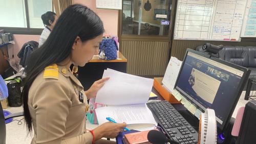 พช.ตากใบ ร่วมประชุมหารือแนวทางการขับเคลื่อนการดำเนินงาน เพื่อสนับสนุนการยกระดับคุณภาพชีวิตของประชาชน และการพัฒนาพื้นที่จังหวัดชายแดนใต้ ครั้งที่ 1/2570 ผ่านระบบออนไลน์